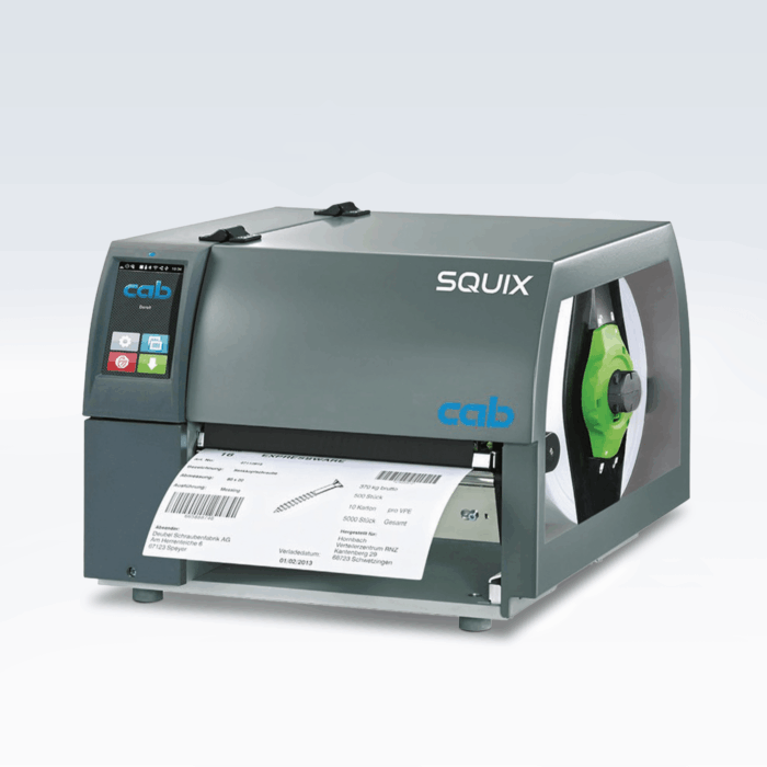 cab SQUIX 8.3 Etikettendrucker – Industrie Thermotransferdrucker für breite Etiketten bis 216 mm