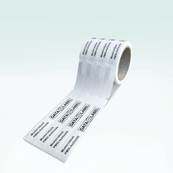 HDPE Pflanzen-Schlaufenetiketten 25x248 mm – wetterfeste Etiketten auf Rolle für Pflanzenmarkierung