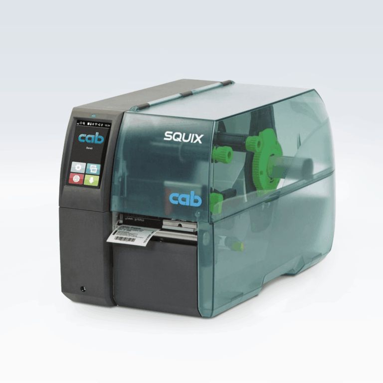 cab SQUIX 4.3 Etikettendrucker – Industrie Thermotransferdrucker bis 104 mm Druckbreite
